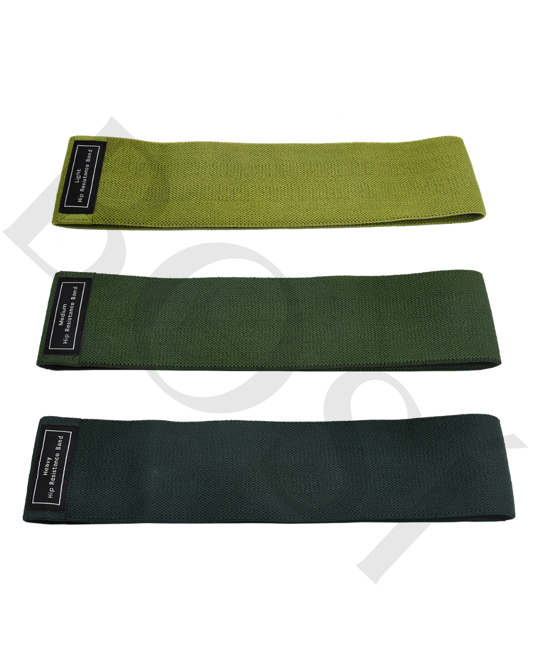 Hip Resistance Bands – 3 Pack (Light, Medium, Heavy)